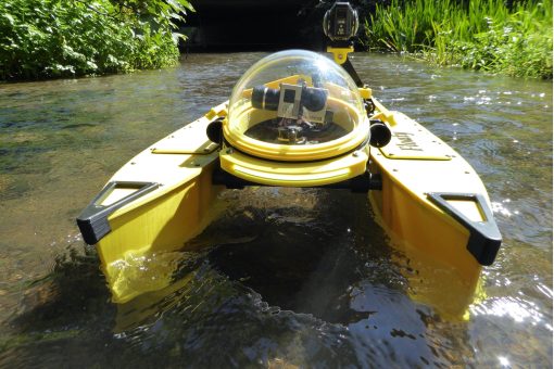 The waterborne Surface Hydro ROV “SHROV”.